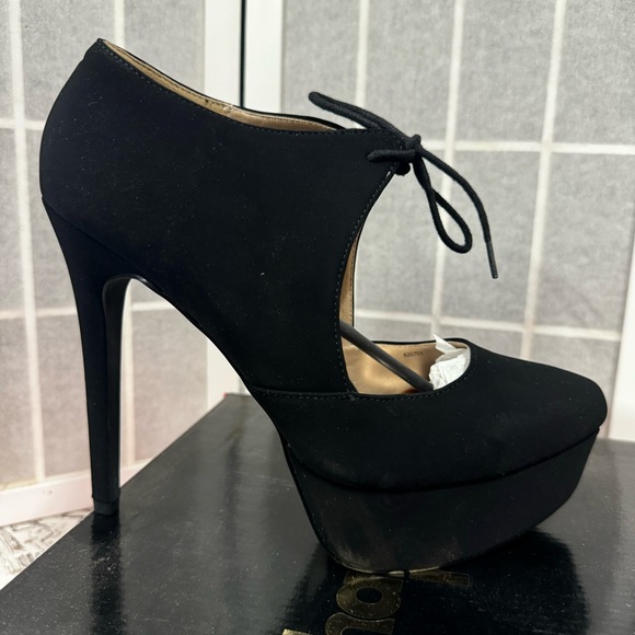Charlotte Russe black high heels size 10 new - Picture 4 of 7
